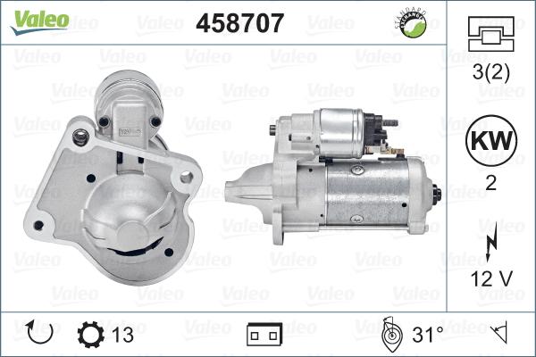 Valeo 458707 - Starteris autodraugiem.lv