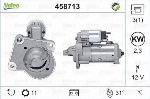 Valeo 458713 - Starteris autodraugiem.lv