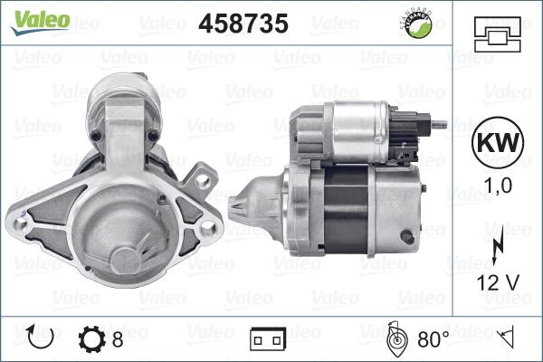 Valeo 458735 - Starteris autodraugiem.lv