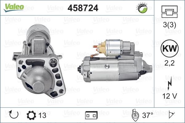 Valeo 458724 - Starteris autodraugiem.lv