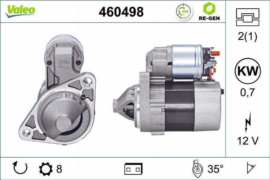 Valeo 460498 - Starteris autodraugiem.lv