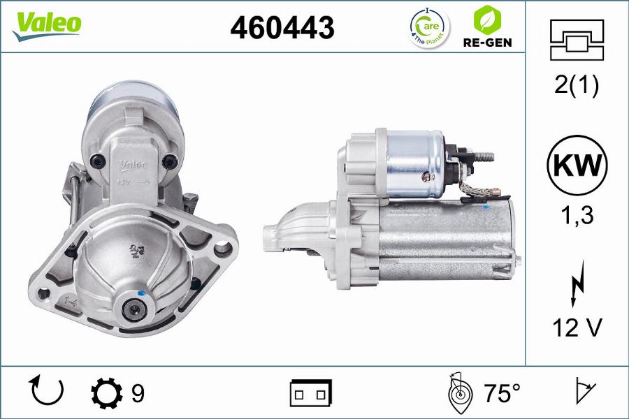 Valeo 460443 - Starteris autodraugiem.lv