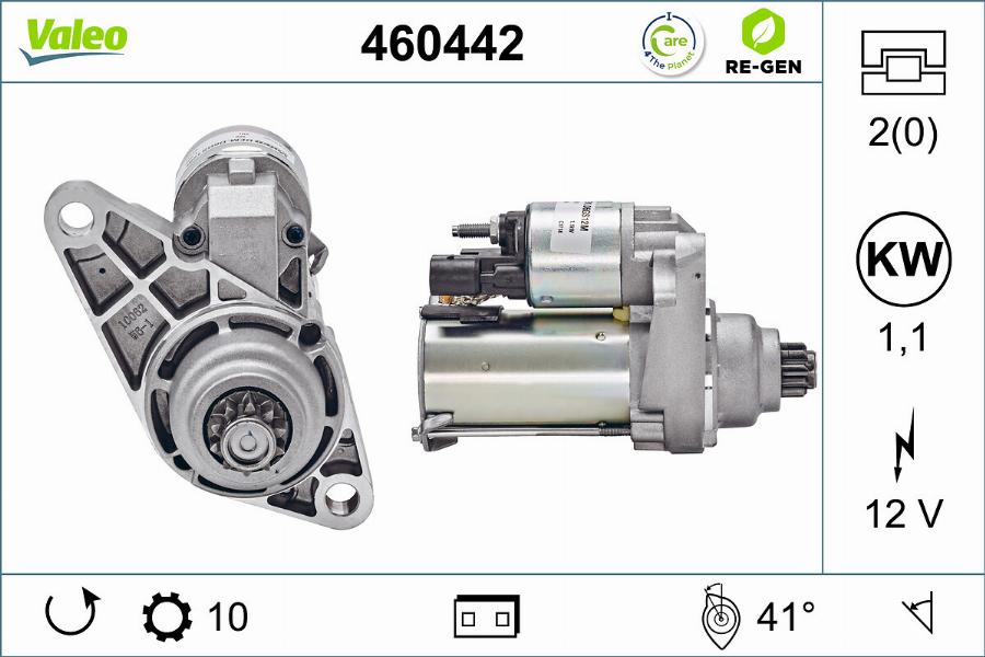 Valeo 460442 - Starteris autodraugiem.lv