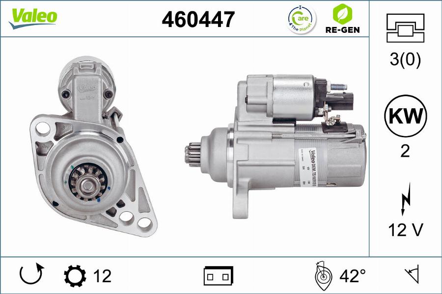 Valeo 460447 - Starteris autodraugiem.lv