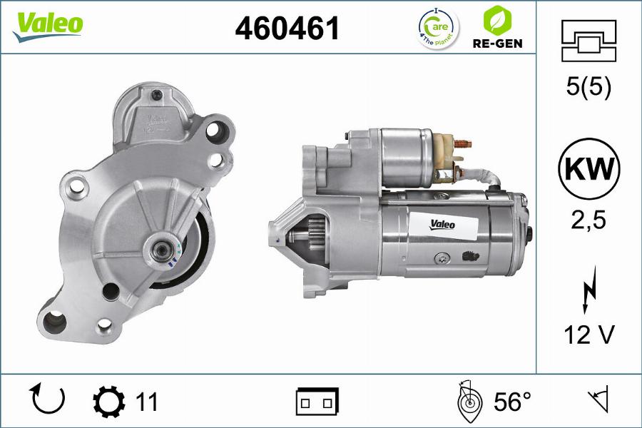 Valeo 460461 - Starteris autodraugiem.lv