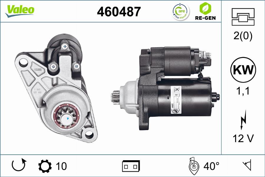 Valeo 460487 - Starteris autodraugiem.lv