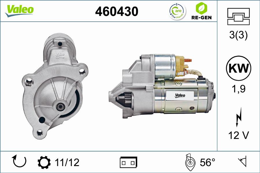 Valeo 460430 - Starteris autodraugiem.lv