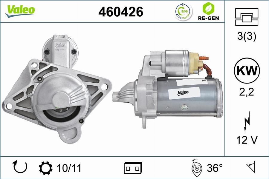 Valeo 460426 - Starteris autodraugiem.lv