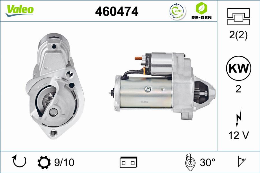 Valeo 460474 - Starteris autodraugiem.lv