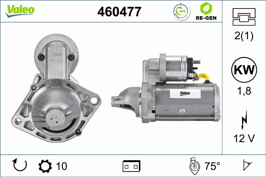 Valeo 460477 - Starteris autodraugiem.lv