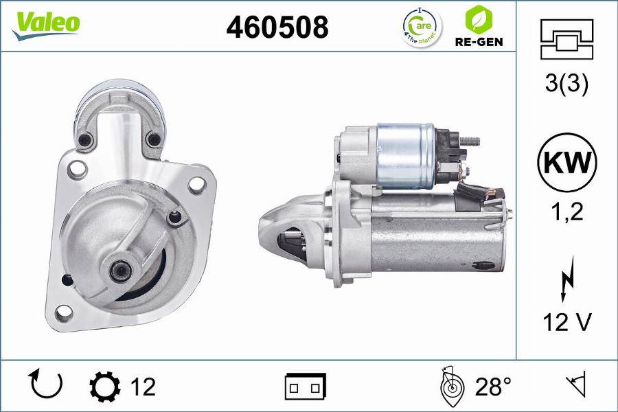 Valeo 460508 - Starteris autodraugiem.lv