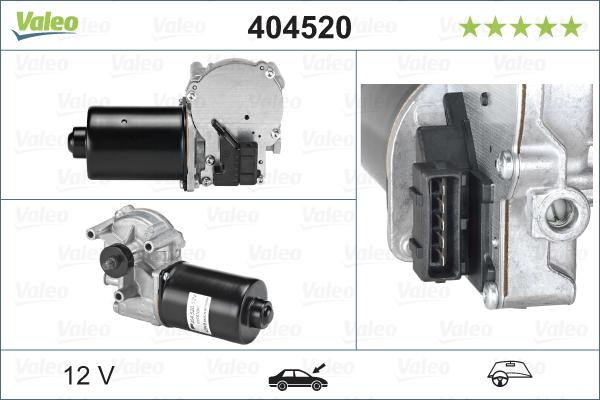 Valeo 404520 - Stikla tīrītāju motors autodraugiem.lv