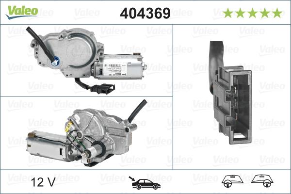 Valeo 404369 - Stikla tīrītāju motors autodraugiem.lv