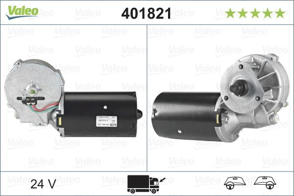 Valeo 401821 - Stikla tīrītāju motors autodraugiem.lv