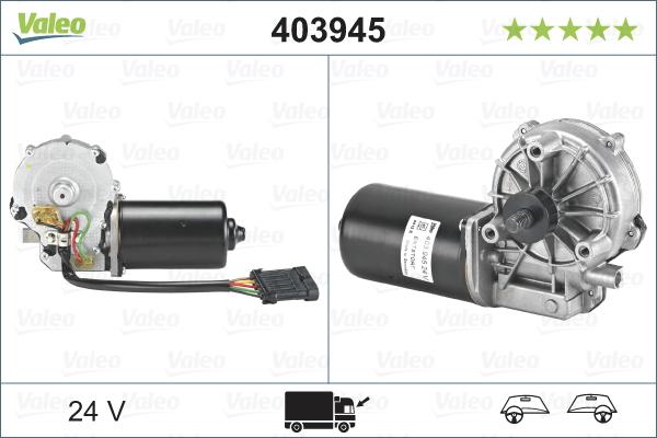 Valeo 403945 - Stikla tīrītāju motors autodraugiem.lv