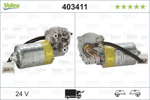 Valeo 403411 - Stikla tīrītāju motors autodraugiem.lv
