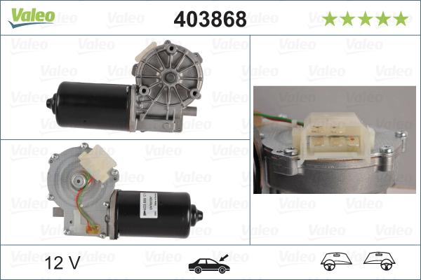 Valeo 403868 - Stikla tīrītāju motors autodraugiem.lv