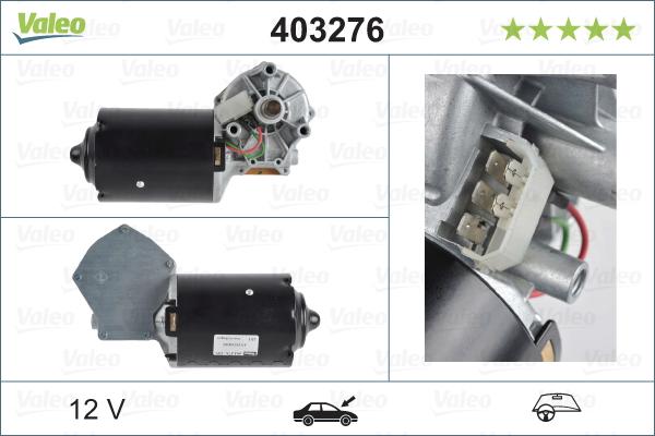 Valeo 403276 - Stikla tīrītāju motors autodraugiem.lv