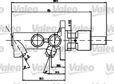 Valeo 402228 - Galvenais bremžu cilindrs autodraugiem.lv