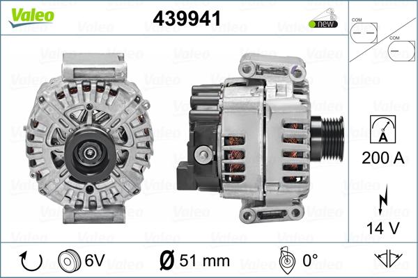 Valeo 439941 - Ģenerators autodraugiem.lv
