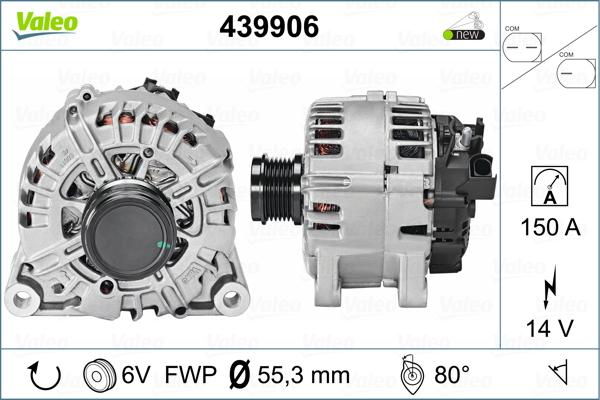 Valeo 439906 - Ģenerators autodraugiem.lv