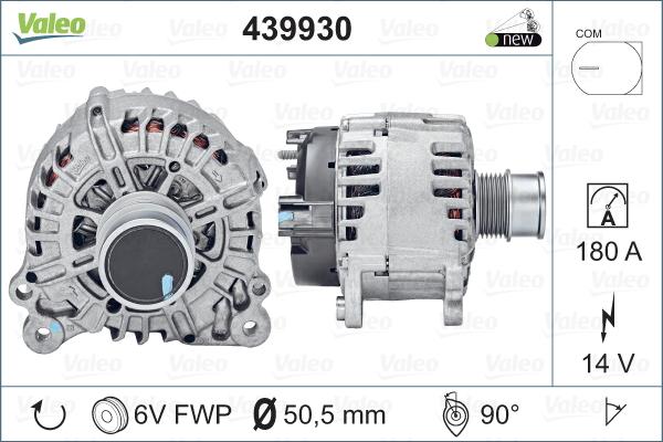 Valeo 439930 - Ģenerators autodraugiem.lv
