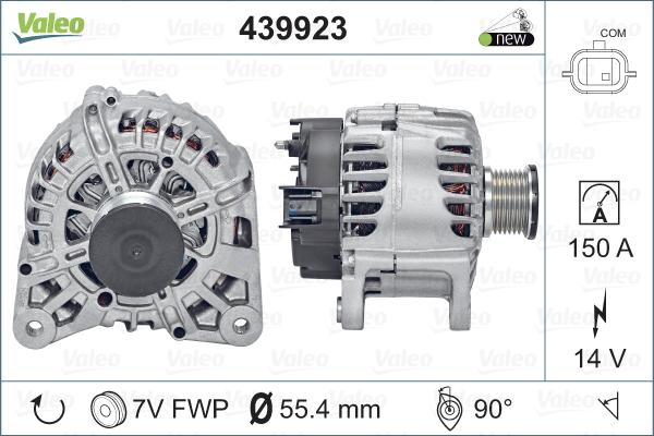 Valeo 439923 - Ģenerators autodraugiem.lv