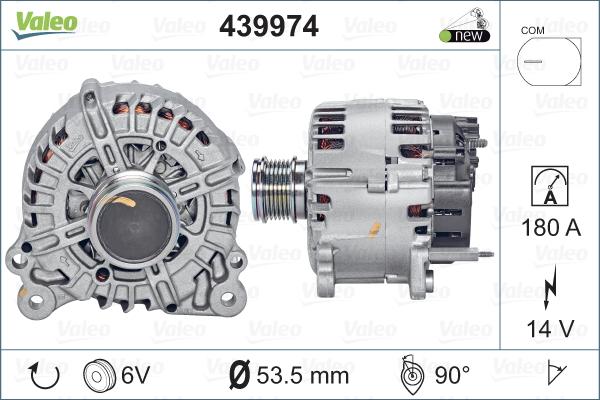 Valeo 439974 - Ģenerators autodraugiem.lv