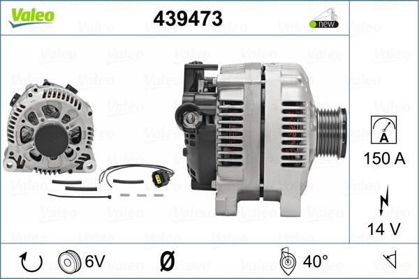 Valeo 439473 - Ģenerators autodraugiem.lv