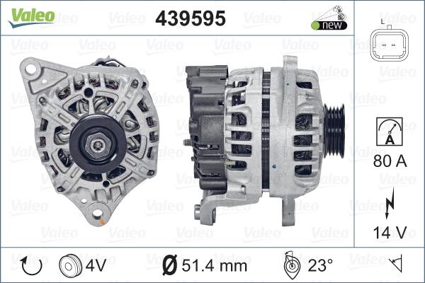 Valeo 439595 - Ģenerators autodraugiem.lv