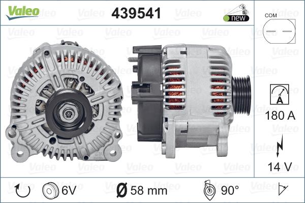 Valeo 439541 - Ģenerators autodraugiem.lv