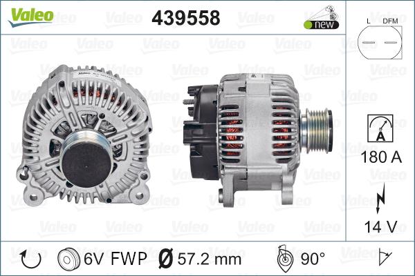Valeo 439558 - Ģenerators autodraugiem.lv