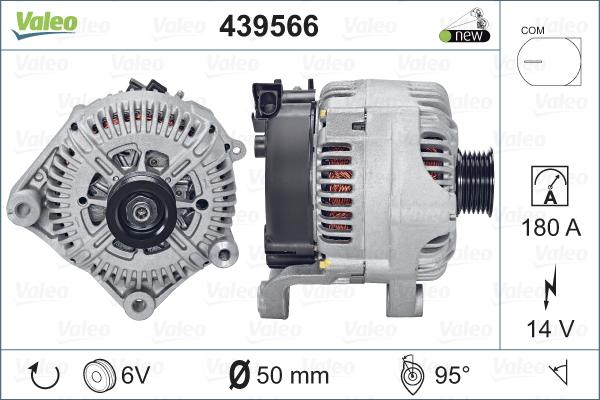 Valeo 439566 - Ģenerators autodraugiem.lv