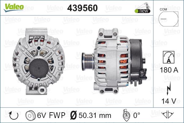 Valeo 439560 - Ģenerators autodraugiem.lv