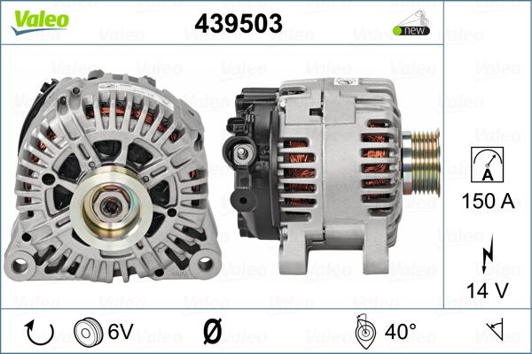 Valeo 439503 - Ģenerators autodraugiem.lv