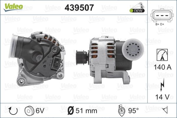 Valeo 439507 - Ģenerators autodraugiem.lv