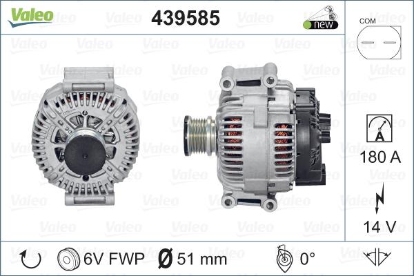 Valeo 439585 - Ģenerators autodraugiem.lv