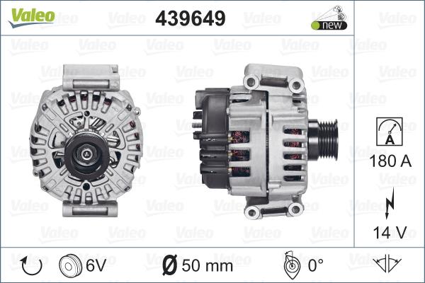 Valeo 439649 - Ģenerators autodraugiem.lv