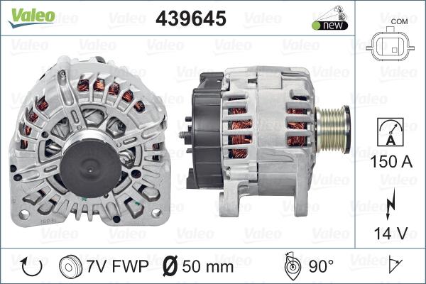 Valeo 439645 - Ģenerators autodraugiem.lv