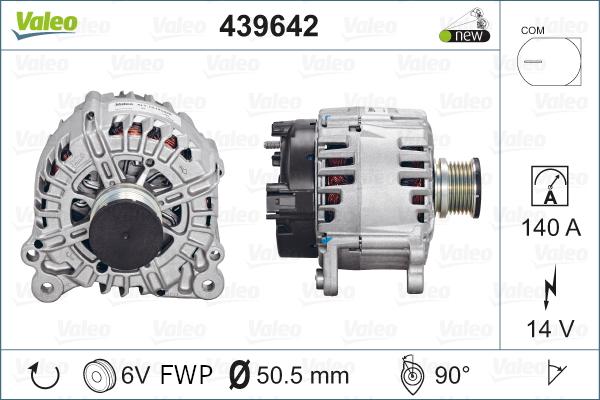 Valeo 439642 - Ģenerators autodraugiem.lv