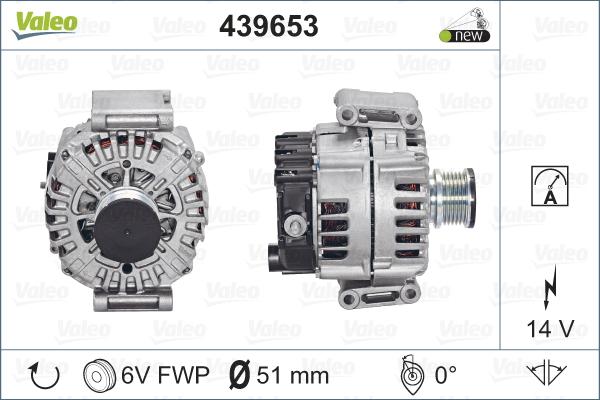 Valeo 439653 - Ģenerators autodraugiem.lv