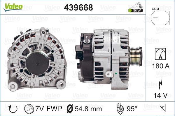 Valeo 439668 - Ģenerators autodraugiem.lv