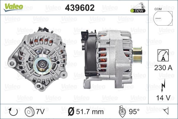 Valeo 439602 - Ģenerators autodraugiem.lv