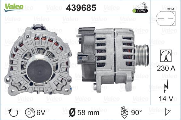 Valeo 439685 - Ģenerators autodraugiem.lv