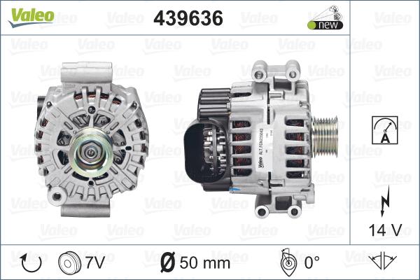 Valeo 439636 - Ģenerators autodraugiem.lv