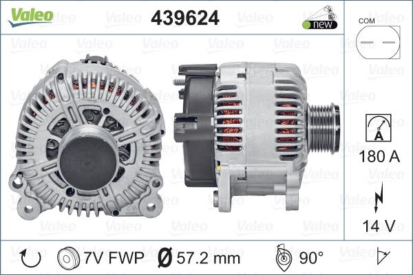 Valeo 439624 - Ģenerators autodraugiem.lv