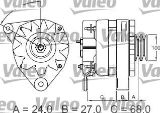 Valeo 439099 - Ģenerators autodraugiem.lv