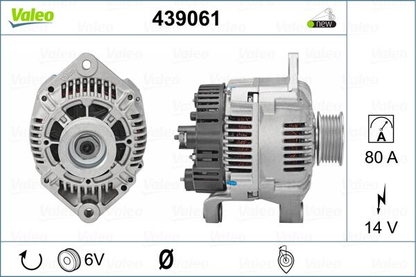 Valeo 439061 - Ģenerators autodraugiem.lv