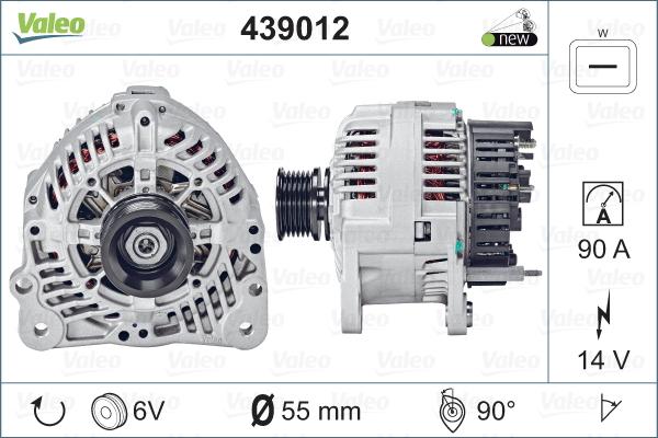 Valeo 439012 - Ģenerators autodraugiem.lv