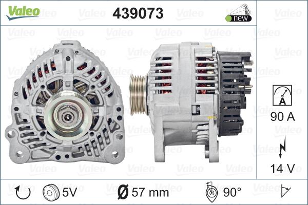 Valeo 439073 - Ģenerators autodraugiem.lv